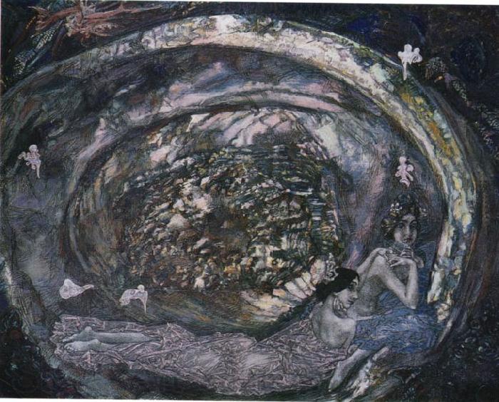 Mikhail Vrubel Pearl oyster Germany oil painting art
